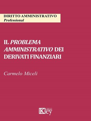 cover image of Il problema amministrativo dei derivati finanziari